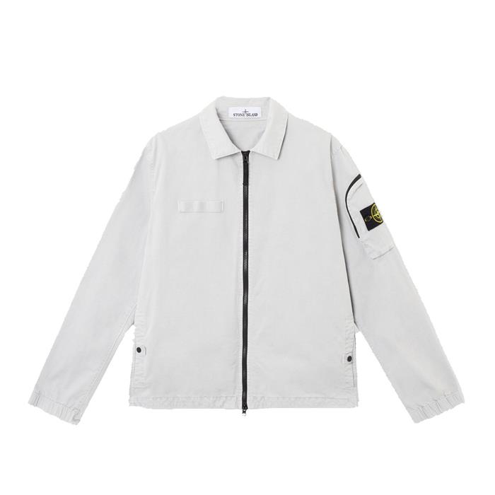 25SSストーンアイランドオーガニック集業ファスニングシャツジャケット